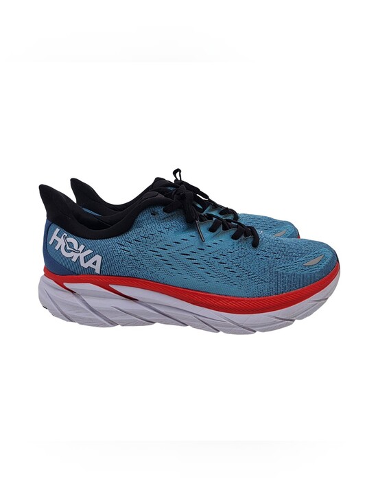 Hoka One One Other - HOKA Men's Clifton 8 Sneakers Everyday Trainer Real Teal Aquarelle 10.5 Wide